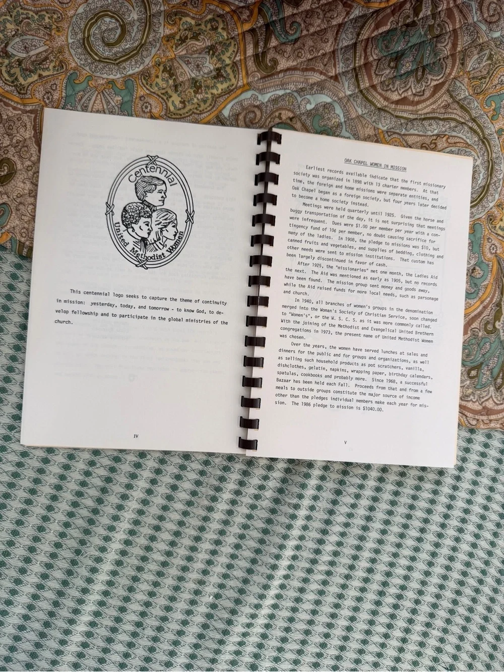 RARE Vintage Spiralbound Cookbook ‘Women’s Centennial Cookbook 1886-1986’